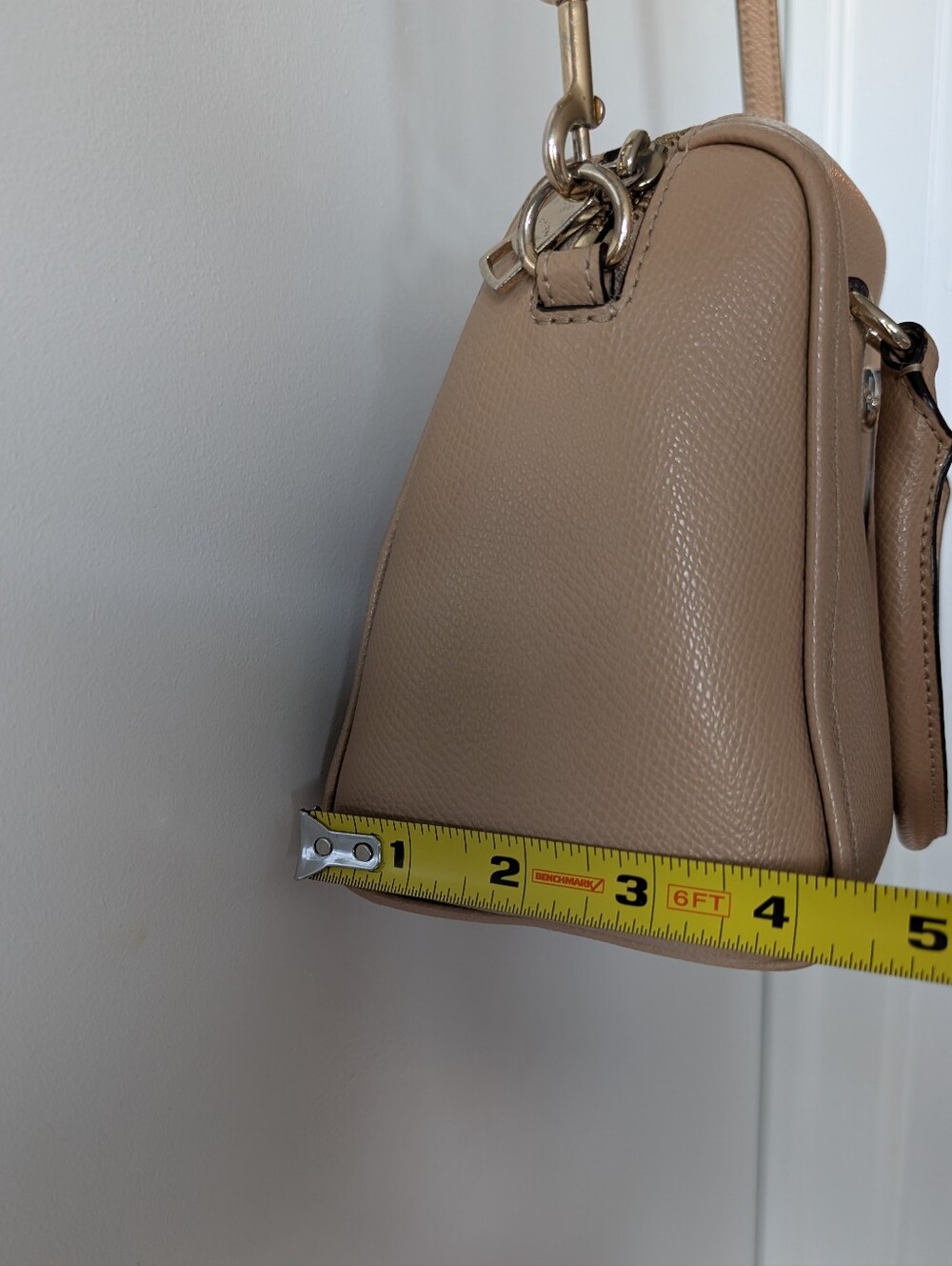 Coach Tan Leather Crossbody AS IS - Picture 14 of 16